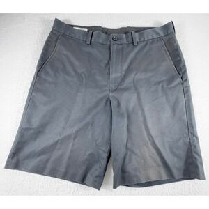 John W Nordstrom‎ Supima Shorts Mens 34 Blue Navy Dark Faded Chino Work